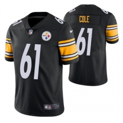 Men Pittsburgh Steelers 61 Mason Cole Black Vapor Untouchable Limited Stitched Jersey Men Pittsburgh Steelers 61 Mason Cole Black Vapor Untouchable Limited Stitched Jersey