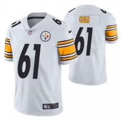 Men Pittsburgh Steelers 61 Mason Cole White Vapor Untouchable Limited Stitched Jersey Men Pittsburgh Steelers 61 Mason Cole White Vapor Untouchable Limited Stitched Jersey