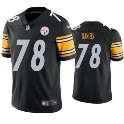 Men Pittsburgh Steelers 78 James Daniels Black Vapor Untouchable Limited Stitched jersey Men Pittsburgh Steelers 78 James Daniels Black Vapor Untouchable Limited Stitched jersey