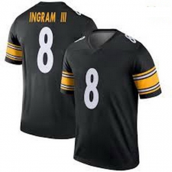 Men Pittsburgh Steelers 8 Ingram III Black Vapor Limited Jersey Men Pittsburgh Steelers 8 Ingram III Black Vapor Limited Jersey