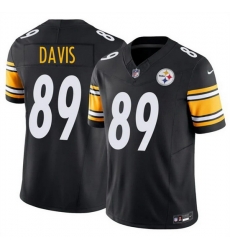 Men Pittsburgh Steelers 89 Joaquin Davis Black 2026 F U S E Vapor Limited Stitched Football Jersey Men Pittsburgh Steelers 89 Joaquin Davis Black 2026 F U S E Vapor Limited Stitched Football Jersey