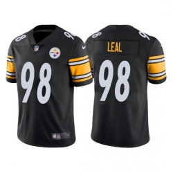 Men Pittsburgh Steelers 98 DeMarvin Leal Black Vapor Untouchable Limited Stitched Jersey Men Pittsburgh Steelers 98 DeMarvin Leal Black Vapor Untouchable Limited Stitched Jersey