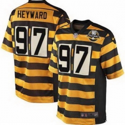 Men Pittsburgh Steelers Cameron Heyward #97 80th Anniversary Limited Jersey Men Pittsburgh Steelers Cameron Heyward #97 80th Anniversary Limited Jersey