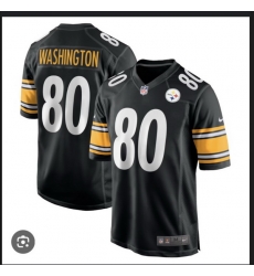 Men Pittsburgh Steelers Darnell Washington #80 Black F U S E Stitched NFL Jersey Men Pittsburgh Steelers Darnell Washington #80 Black F U S E Stitched NFL Jersey