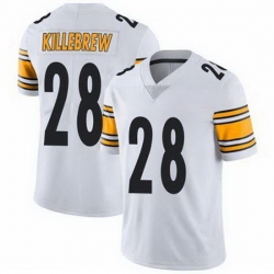 Men Pittsburgh Steelers Miles Killebrew #28 White Vapor Limited Stitched Football Jersey Men Pittsburgh Steelers Miles Killebrew #28 White Vapor Limited Stitched Football Jersey