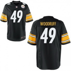 Men Steelers #49 Dwayne Woodruff Black Game Stitched NFL Jersey Men Steelers #49 Dwayne Woodruff Black Game Stitched NFL Jersey