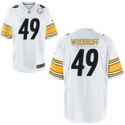 Men Steelers #49 Dwayne Woodruff White Game Stitched NFL Jersey Men Steelers #49 Dwayne Woodruff White Game Stitched NFL Jersey
