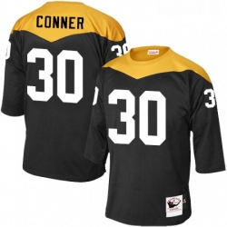 Mens Mitchell and Ness Pittsburgh Steelers 30 James Conner Elite Black 1967 Home Throwback NFL Jersey Mens Mitchell and Ness Pittsburgh Steelers 30 James Conner Elite Black 1967 Home Throwback NFL Jersey