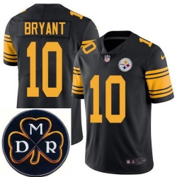 Men's Nike Pittsburgh Steelers #10 Martavis Bryant Elite Black Rush NFL MDR Dan Rooney Patch Jersey Men's Nike Pittsburgh Steelers #10 Martavis Bryant Elite Black Rush NFL MDR Dan Rooney Patch Jersey
