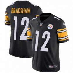 Mens Nike Pittsburgh Steelers 12 Terry Bradshaw Black Team Color Vapor Untouchable Limited Player NFL Jersey Mens Nike Pittsburgh Steelers 12 Terry Bradshaw Black Team Color Vapor Untouchable Limited Player NFL Jersey