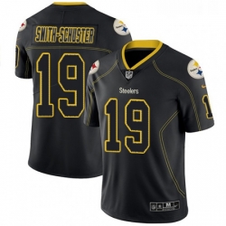 Mens Nike Pittsburgh Steelers 19 JuJu Smith Schuster Limited Lights Out Black Rush NFL Jersey Mens Nike Pittsburgh Steelers 19 JuJu Smith Schuster Limited Lights Out Black Rush NFL Jersey
