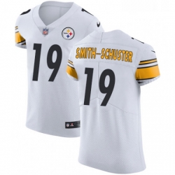 Mens Nike Pittsburgh Steelers 19 JuJu Smith Schuster White Vapor Untouchable Elite Player NFL Jersey Mens Nike Pittsburgh Steelers 19 JuJu Smith Schuster White Vapor Untouchable Elite Player NFL Jersey