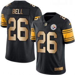 Mens Nike Pittsburgh Steelers 26 LeVeon Bell Limited BlackGold Rush NFL Jersey Mens Nike Pittsburgh Steelers 26 LeVeon Bell Limited BlackGold Rush NFL Jersey