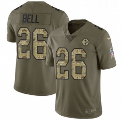 Mens Nike Pittsburgh Steelers 26 LeVeon Bell Limited OliveCamo 2017 Salute to Service NFL Jersey Mens Nike Pittsburgh Steelers 26 LeVeon Bell Limited OliveCamo 2017 Salute to Service NFL Jersey