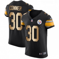 Mens Nike Pittsburgh Steelers 30 James Conner Elite BlackGold Team Color NFL Jersey Mens Nike Pittsburgh Steelers 30 James Conner Elite BlackGold Team Color NFL Jersey