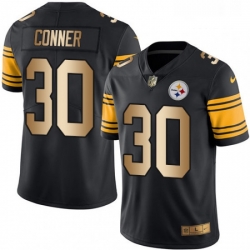 Mens Nike Pittsburgh Steelers 30 James Conner Limited BlackGold Rush Vapor Untouchable NFL Jersey Mens Nike Pittsburgh Steelers 30 James Conner Limited BlackGold Rush Vapor Untouchable NFL Jersey