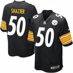 Mens Nike Pittsburgh Steelers 50 Ryan Shazier Game Black Team Color NFL Jersey Mens Nike Pittsburgh Steelers 50 Ryan Shazier Game Black Team Color NFL Jersey