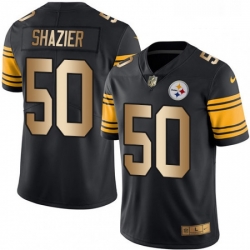 Mens Nike Pittsburgh Steelers 50 Ryan Shazier Limited BlackGold Rush Vapor Untouchable NFL Jersey Mens Nike Pittsburgh Steelers 50 Ryan Shazier Limited BlackGold Rush Vapor Untouchable NFL Jersey