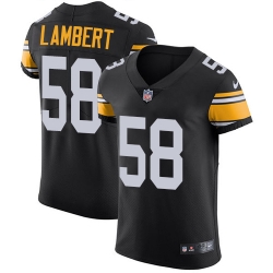 Mens Nike Pittsburgh Steelers 58 Jack Lambert Black Team Color Vapor Untouchable Elite Player Jersey Mens Nike Pittsburgh Steelers 58 Jack Lambert Black Team Color Vapor Untouchable Elite Player Jersey