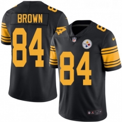 Mens Nike Pittsburgh Steelers 84 Antonio Brown Limited Black Rush Vapor Untouchable NFL Jersey Mens Nike Pittsburgh Steelers 84 Antonio Brown Limited Black Rush Vapor Untouchable NFL Jersey