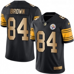 Mens Nike Pittsburgh Steelers 84 Antonio Brown Limited BlackGold Rush NFL Jersey Mens Nike Pittsburgh Steelers 84 Antonio Brown Limited BlackGold Rush NFL Jersey