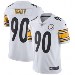 Mens Nike Pittsburgh Steelers 90 T J Watt Limited White Rush Vapor Untouchable NFL Jersey Mens Nike Pittsburgh Steelers 90 T J Watt Limited White Rush Vapor Untouchable NFL Jersey