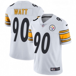 Mens Nike Pittsburgh Steelers 90 T J Watt White Vapor Untouchable Limited Player NFL Jersey Mens Nike Pittsburgh Steelers 90 T J Watt White Vapor Untouchable Limited Player NFL Jersey