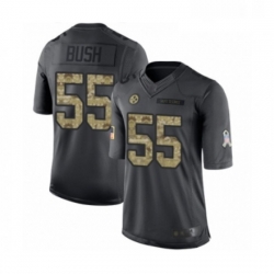 Mens Pittsburgh Steelers 55 Devin Bush Limited Black 2016 Salute to Service Football Jersey Mens Pittsburgh Steelers 55 Devin Bush Limited Black 2016 Salute to Service Football Jersey