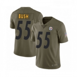 Mens Pittsburgh Steelers 55 Devin Bush Limited Olive 2017 Salute to Service Football Jersey Mens Pittsburgh Steelers 55 Devin Bush Limited Olive 2017 Salute to Service Football Jersey
