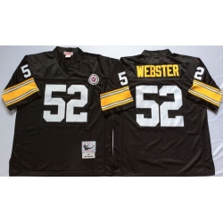 Mitchell And Ness Steelers #52 mike webster Black Throwback Stitched NFL Jersey Mitchell And Ness Steelers #52 mike webster Black Throwback Stitched NFL Jersey