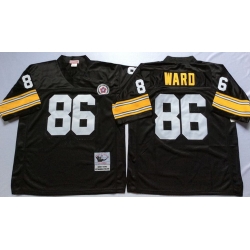 Mitchell And Ness Steelers #86 Hines Ward Black Throwback Stitched NFL Jersey Mitchell And Ness Steelers #86 Hines Ward Black Throwback Stitched NFL Jersey