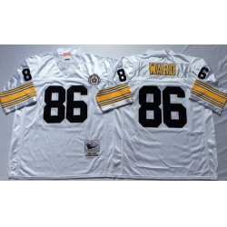 Mitchell And Ness Steelers #86 Hines Ward white Throwback Stitched NFL Jersey Mitchell And Ness Steelers #86 Hines Ward white Throwback Stitched NFL Jersey