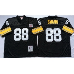 Mitchell And Ness Steelers #88 Lynn Swann Black Throwback Stitched NFL Jersey Mitchell And Ness Steelers #88 Lynn Swann Black Throwback Stitched NFL Jersey