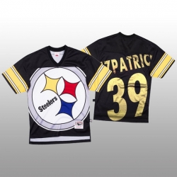 NFL Pittsburgh Steelers 39 Minkah Fitzpatrick Black Men Mitchell  26 Nell Big Face Fashion Limited NFL Jersey NFL Pittsburgh Steelers 39 Minkah Fitzpatrick Black Men Mitchell  26 Nell Big Face Fashion Limited NFL Jersey