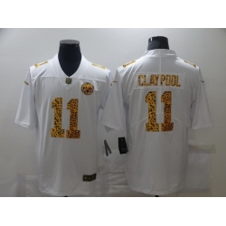 Nike Pittsburgh Steelers 11 Chase Claypool White Leopard Vapor Untouchable Limited Jersey Nike Pittsburgh Steelers 11 Chase Claypool White Leopard Vapor Untouchable Limited Jersey