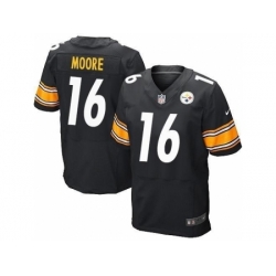 Nike Pittsburgh Steelers 16 Lance Moore Black Elite NFL Jersey Nike Pittsburgh Steelers 16 Lance Moore Black Elite NFL Jersey
