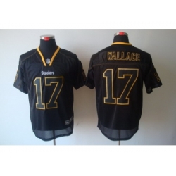 Nike Pittsburgh Steelers 17 Mike Wallace Black Elite Lights Out NFL Jersey Nike Pittsburgh Steelers 17 Mike Wallace Black Elite Lights Out NFL Jersey