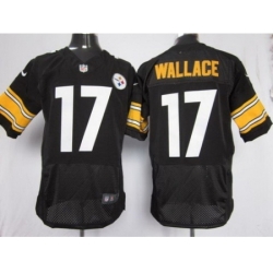 Nike Pittsburgh Steelers 17 Mike Wallace Black Elite NFL Jersey Nike Pittsburgh Steelers 17 Mike Wallace Black Elite NFL Jersey