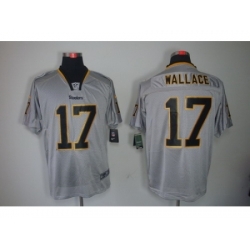 Nike Pittsburgh Steelers 17 Mike Wallace Grey Elite Lights Out NFL Jersey Nike Pittsburgh Steelers 17 Mike Wallace Grey Elite Lights Out NFL Jersey