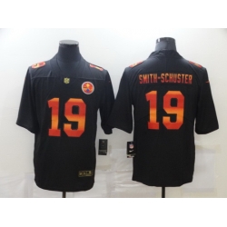 Nike Pittsburgh Steelers 19 JuJu Smith Schuster Black Colorful Fashion Limited Jersey Nike Pittsburgh Steelers 19 JuJu Smith Schuster Black Colorful Fashion Limited Jersey