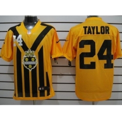 Nike Pittsburgh Steelers 24 Ike Taylor Yellow Elite 1933s Throwback NFL Jersey Nike Pittsburgh Steelers 24 Ike Taylor Yellow Elite 1933s Throwback NFL Jersey