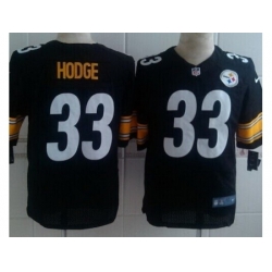 Nike Pittsburgh Steelers 33 Merril Hoge Black Elite NFL Jersey Nike Pittsburgh Steelers 33 Merril Hoge Black Elite NFL Jersey