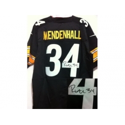 Nike Pittsburgh Steelers 34 Rashard Mendenhall Black Elite Signed NFL Jersey Nike Pittsburgh Steelers 34 Rashard Mendenhall Black Elite Signed NFL Jersey