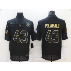 Nike Pittsburgh Steelers 43 Troy Polamalu Black 2020 Salute To Service Limited Jersey Nike Pittsburgh Steelers 43 Troy Polamalu Black 2020 Salute To Service Limited Jersey