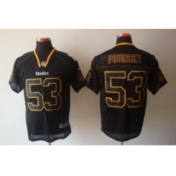 Nike Pittsburgh Steelers 53 Maurkice Pouncey Black Elite Lights Out NFL Jersey Nike Pittsburgh Steelers 53 Maurkice Pouncey Black Elite Lights Out NFL Jersey