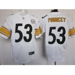 Nike Pittsburgh Steelers 53 Maurkice Pouncey White Elite NFL Jersey Nike Pittsburgh Steelers 53 Maurkice Pouncey White Elite NFL Jersey