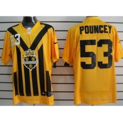 Nike Pittsburgh Steelers 53 Maurkice Pouncey Yellow Elite1933s Throwback NFL Jersey Nike Pittsburgh Steelers 53 Maurkice Pouncey Yellow Elite1933s Throwback NFL Jersey