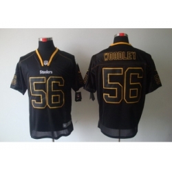 Nike Pittsburgh Steelers 56 Lamarr Woodley Black Elite Lights Out NFL Jersey Nike Pittsburgh Steelers 56 Lamarr Woodley Black Elite Lights Out NFL Jersey
