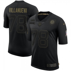 Nike Pittsburgh Steelers 78 Alejandro Villanueva Black 2020 Salute To Service Limited Jersey Nike Pittsburgh Steelers 78 Alejandro Villanueva Black 2020 Salute To Service Limited Jersey