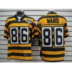 Nike Pittsburgh Steelers 86 Hines Ward Yellow Black Elite 80th Throwback NFL Jersey Nike Pittsburgh Steelers 86 Hines Ward Yellow Black Elite 80th Throwback NFL Jersey